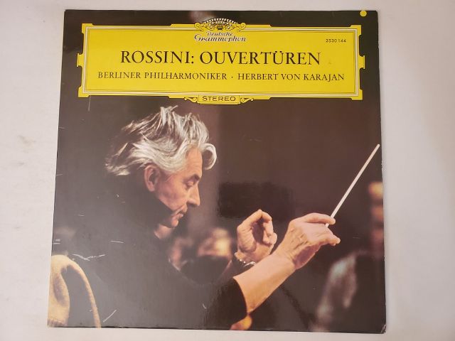 Berliner Philharmoniker - Herbert von Karajan Rossini: Ouvert?ren vinyl record