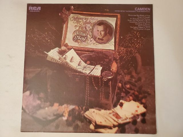 Hank Snow Memories Are Made of This vinyl record