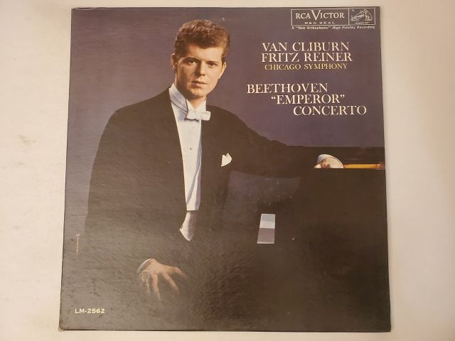 Van Cliburn, Fritz Reiner, Chicago Symphony Beethoven 'Emperor' Concerto vinyl record