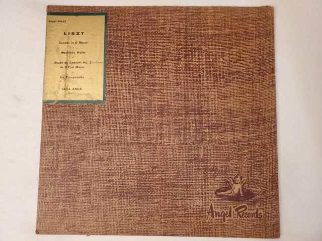 Franz Liszt Sonata in B Minor / Mephisto Waltz / Etude de Concert No. 3 in D-flat Major / La Campanella vinyl record