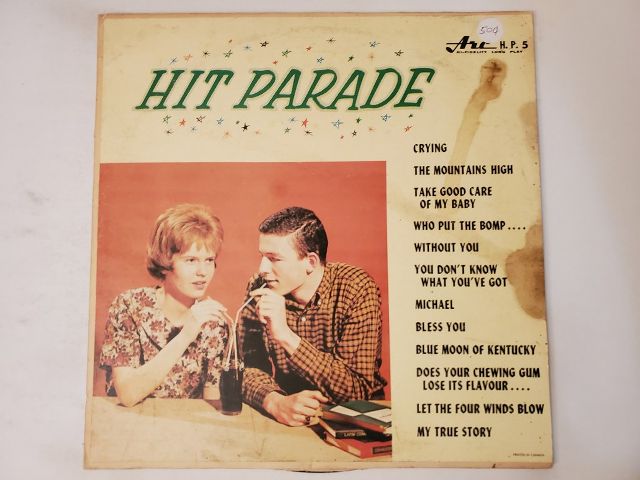 Unknown Hit Parade vinyl record