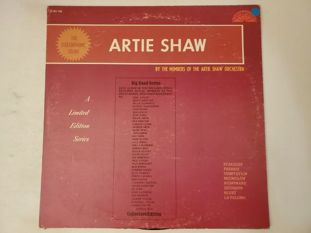 Artie Shaw The Stereophonic Sound of Artie Shaw vinyl record