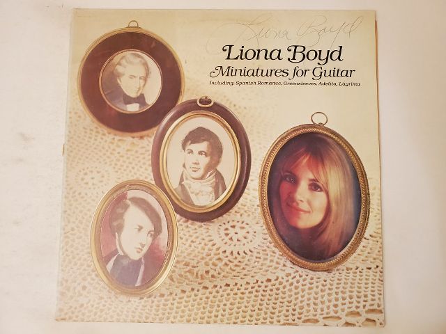 Liona Boyd Miniatures for Guitar vinyl record