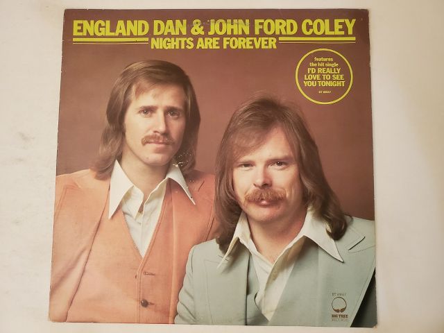 England Dan & John Ford Coley Nights Are Forever vinyl record