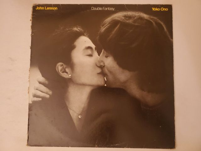 John Lennon and Yoko Ono Double Fantasy vinyl record