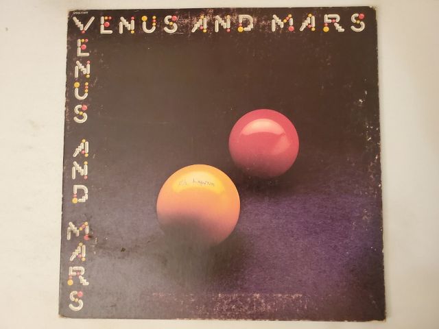 Wings Venus and Mars vinyl record