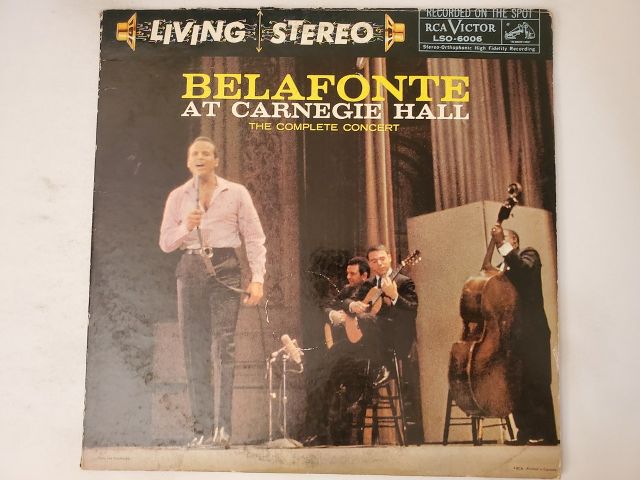 Harry Belafonte Belafonte at Carnegie Hall vinyl record