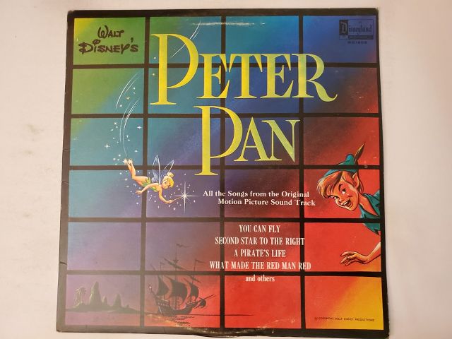 Various Artists Walt Disney's Peter Pan vinyl record