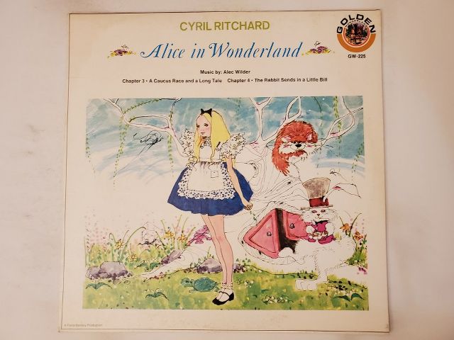 Cyril Ritchard Alice in Wonderland vinyl record