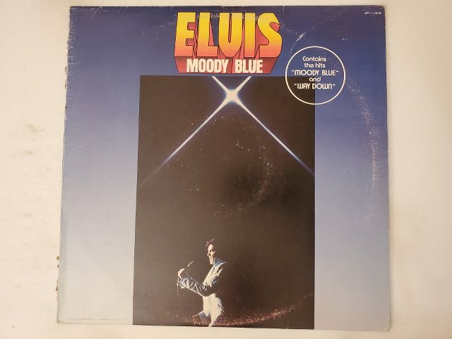 Elvis Presley Moody Blue vinyl record