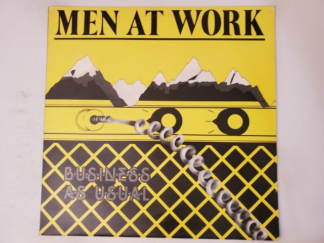 Men at Work Business as Usual vinyl record