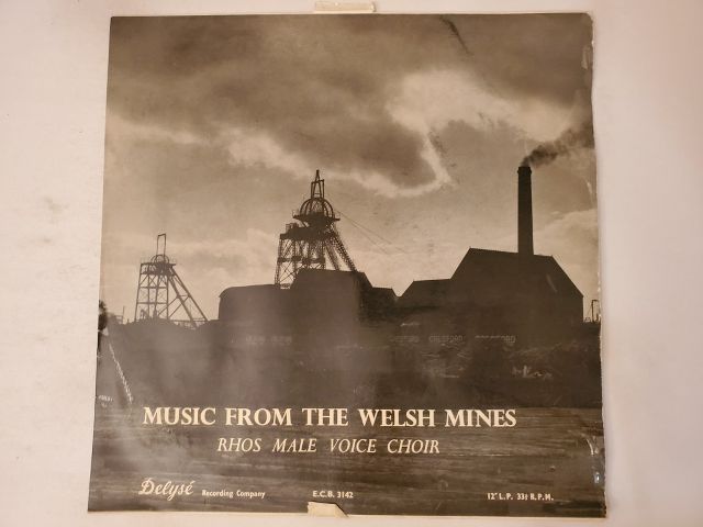 Rhos Male Voice Choir Music from the Welsh Mines vinyl record