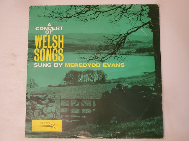 Meredydd Evans A Concert of Welsh Songs vinyl record