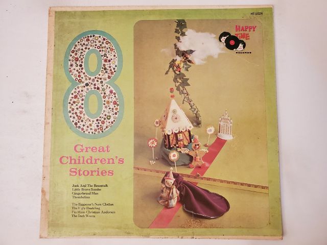Various Artists 8 Great Children's Stories vinyl record