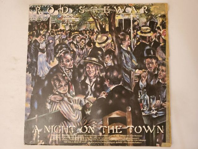 Rod Stewart A Night on the Town vinyl record