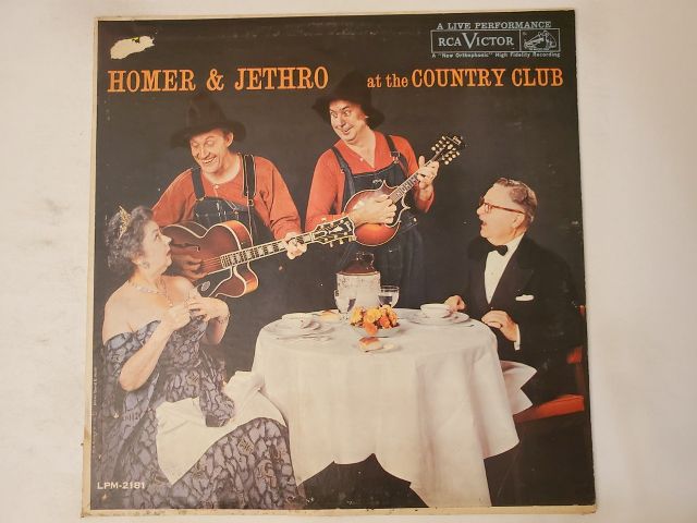 Homer & Jethro At the Country Club vinyl record