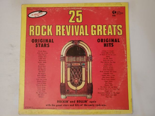 Various Artists 25 Rock Revival Greats vinyl record
