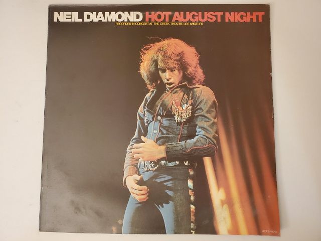 Neil Diamond Hot August Night vinyl record