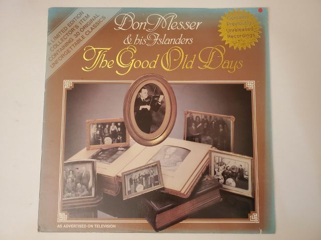 Don Messer & His Islanders The Good Old Days vinyl record