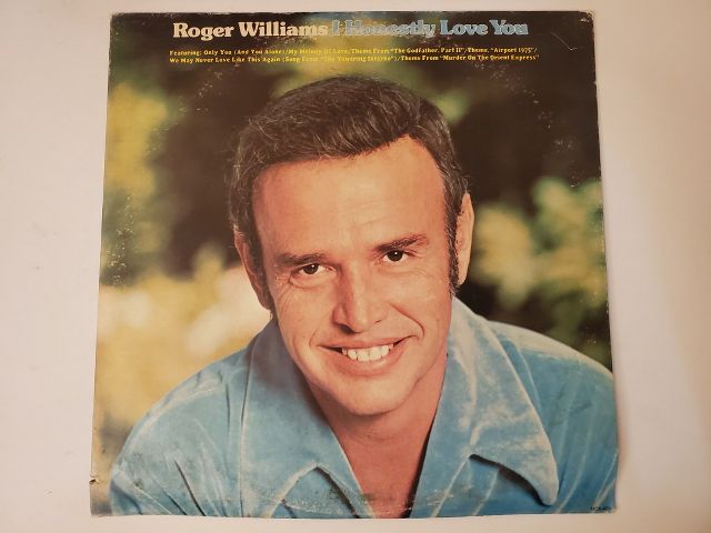 Roger Williams I Honestly Love You vinyl record
