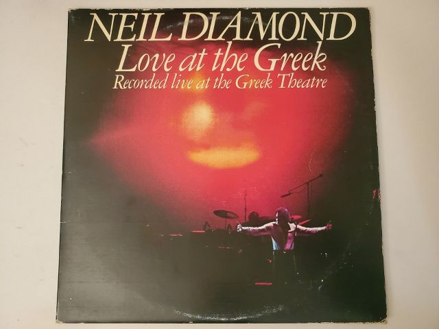 Neil Diamond Love at the Greek vinyl record