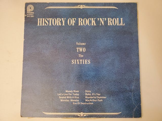 Various Artists History of Rock 'N' Roll: Volume Two - The Sixties vinyl record