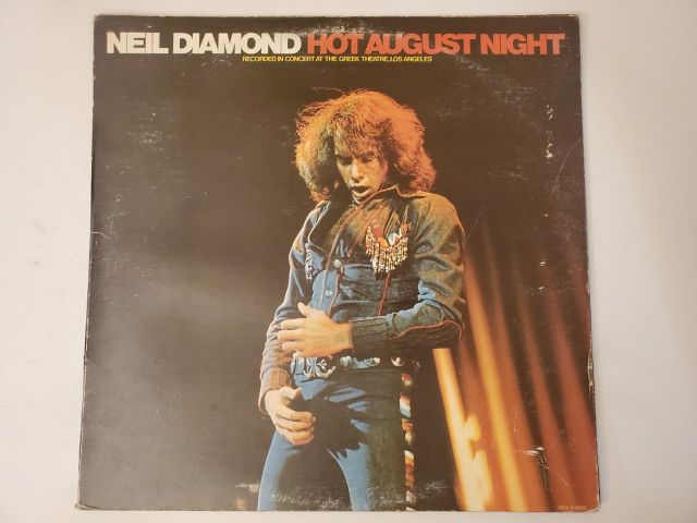 Neil Diamond Hot August Night vinyl record
