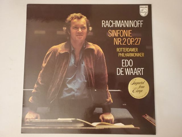 Edo de Waart, Rotterdam Philharmonic Orchestra Rachmaninoff Sinfonie Nr. 2 Op. 27 vinyl record