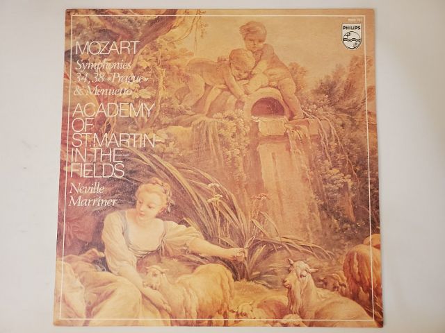 Academy of St Martin in the Fields Mozart: Symphonies 34, 38 'Prague' & Menuetto vinyl record