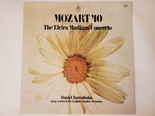 Daniel Barenboim Mozart 40: Symphony No. 40 in G Minor / The Elvira Madigan Concerto (No. 21 in C) vinyl record