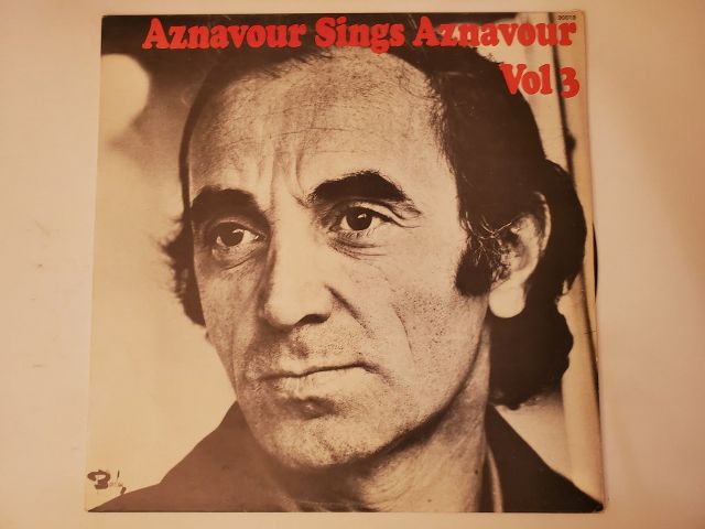 Charles Aznavour Aznavour Sings Aznavour Vol 3 vinyl record