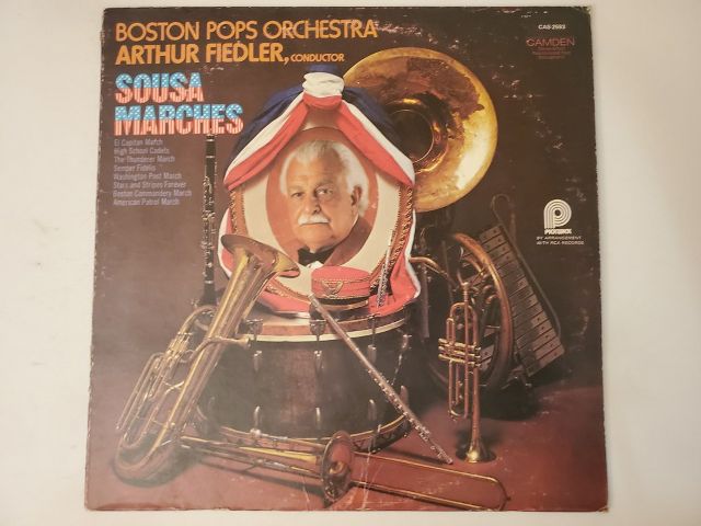 Arthur Fiedler, Boston Pops Orchestra Sousa Marches vinyl record