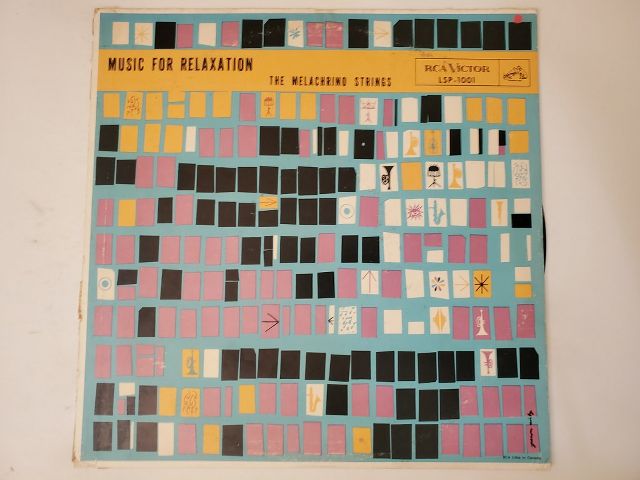 The Melachrino Strings Music for Relaxation vinyl record