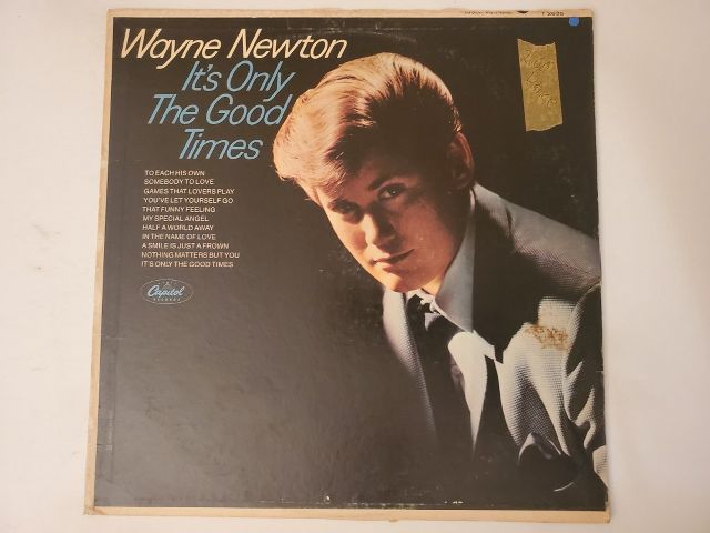 Wayne Newton It's Only the Good Times vinyl record