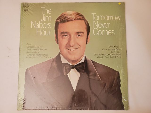Jim Nabors The Jim Nabors Hour: Tomorrow Never Comes vinyl record