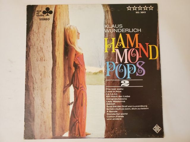 Klaus Wunderlich Hammond Pops 2 vinyl record