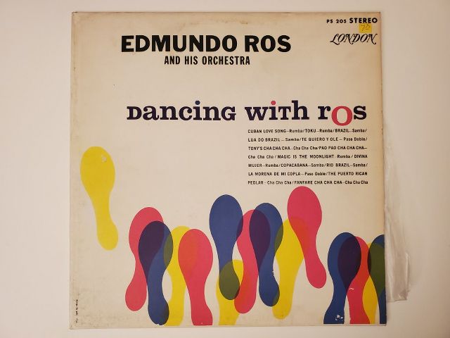 Edmundo Ros and His Orchestra Dancing with Ros vinyl record