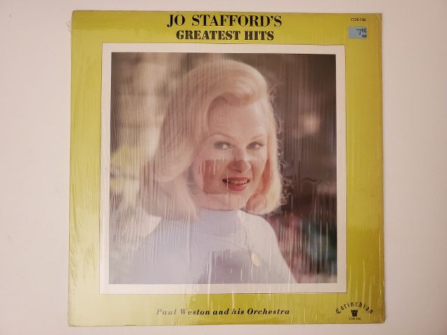 Jo Stafford Greatest Hits vinyl record