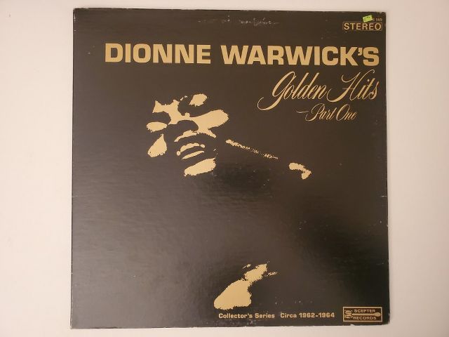 Dionne Warwick Golden Hits Part One vinyl record