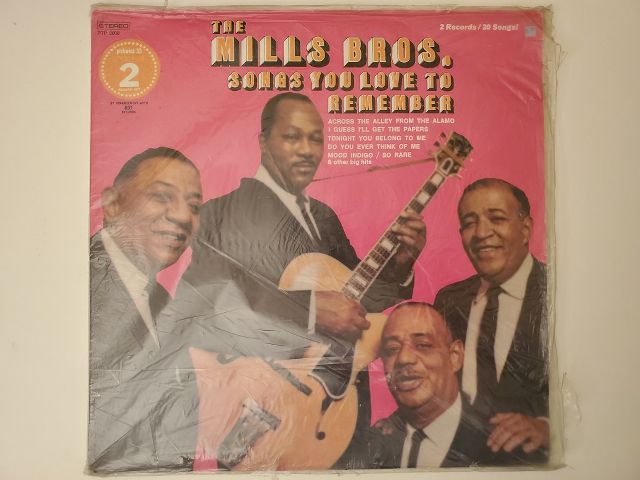 The Mills Brothers Songs You Love to Remember vinyl record