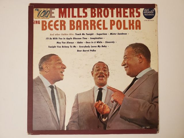 The Mills Brothers Sing Beer Barrel Polka vinyl record