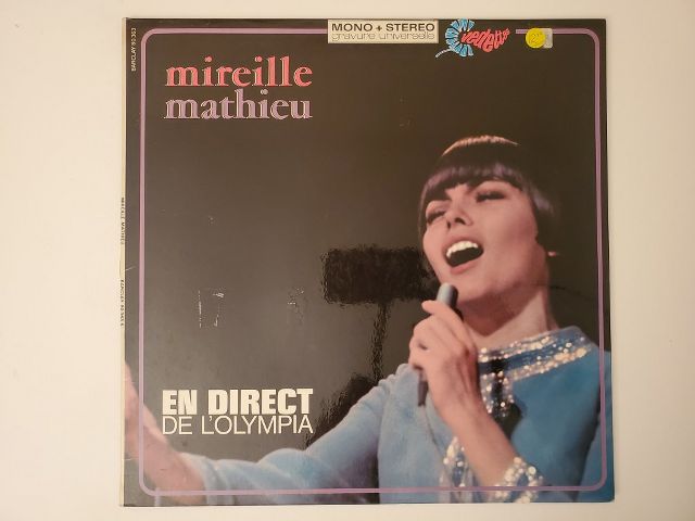 Mireille Mathieu En Direct De L'Olympia vinyl record