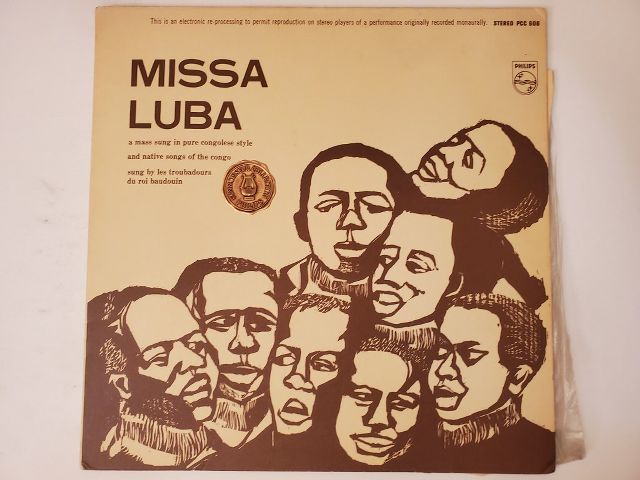 Les Troubadours du Roi Baudouin Missa Luba vinyl record