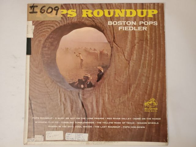 Boston Pops Orchestra Pops Roundup vinyl record