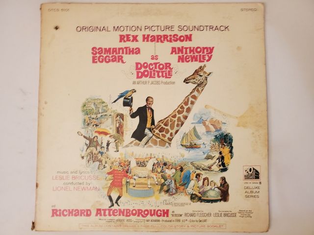 Leslie Bricusse, Lionel Newman Doctor Dolittle Original Motion Picture Soundtrack vinyl record