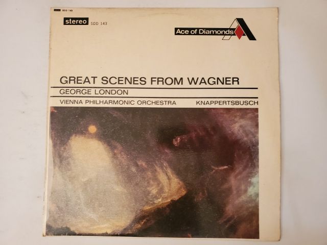 George London, Vienna Philharmonic Orchestra Great Scenes from Wagner vinyl record