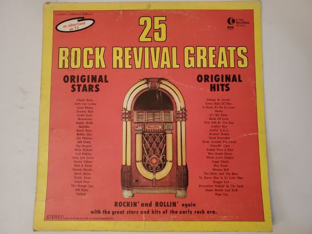 Various Artists 25 Rock Revival Greats vinyl record
