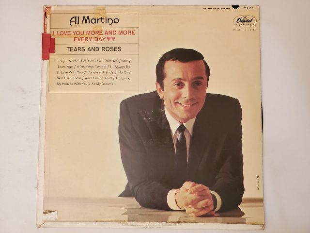 Al Martino I Love You More and More Every Day/Tears and Roses vinyl record