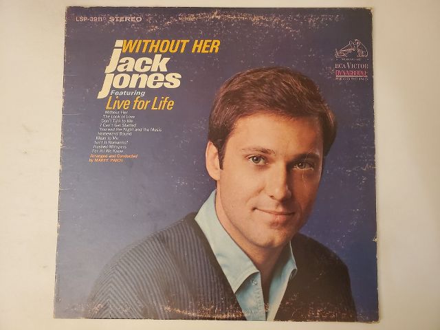 Jack Jones Without Her vinyl record