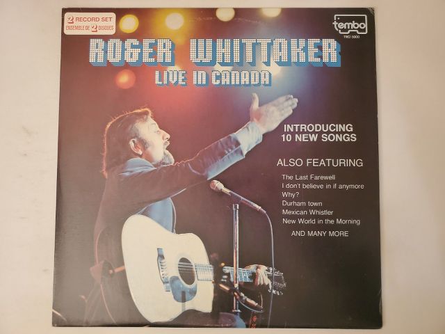Roger Whittaker Live in Canada vinyl record
